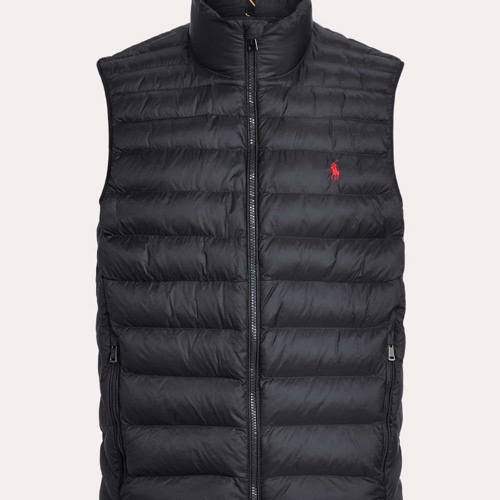 NWT‎ POLO RALPH LAUREN MEN'S PACKABLE DOWN VEST BLACK
